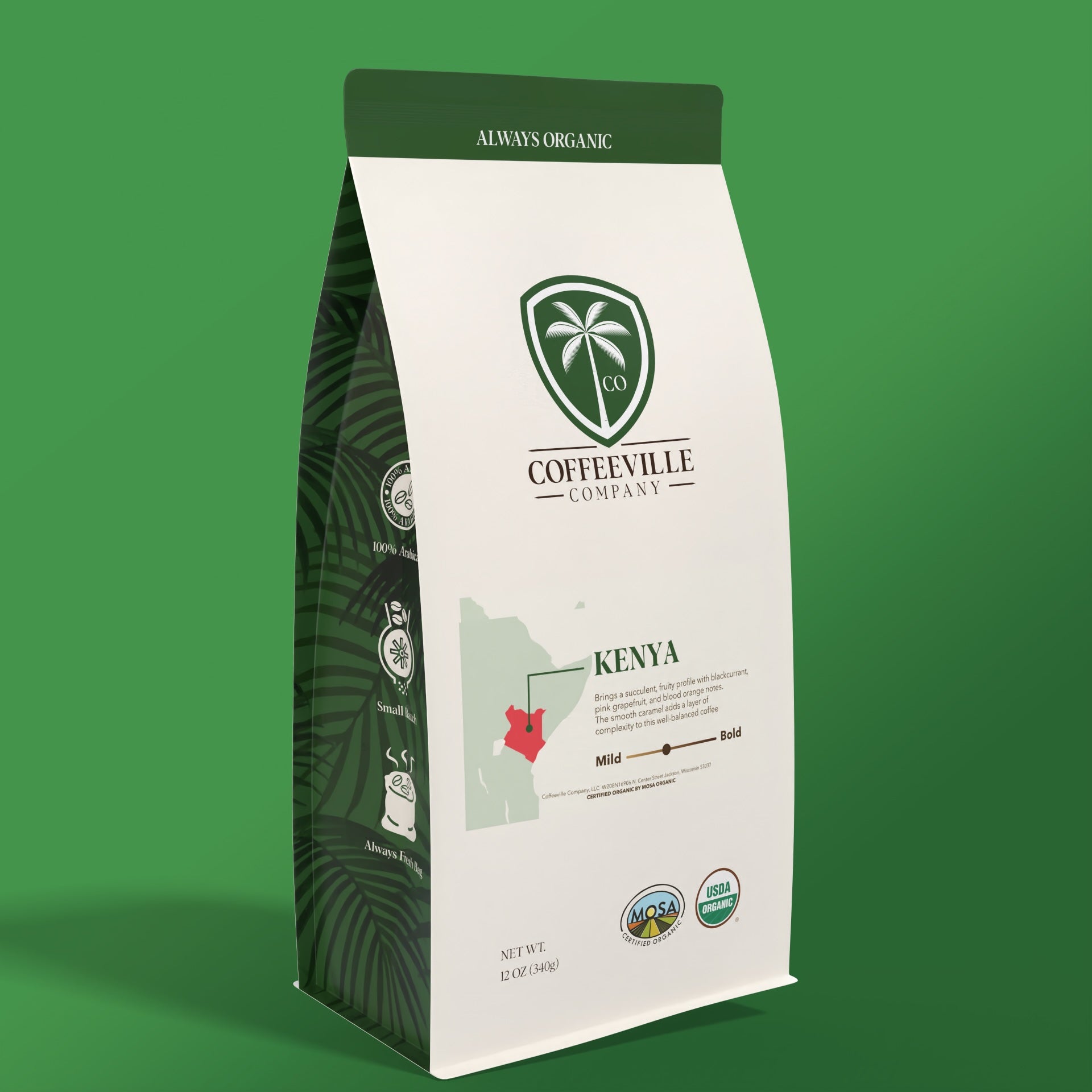 Kenya Single-Origin Organic Coffee