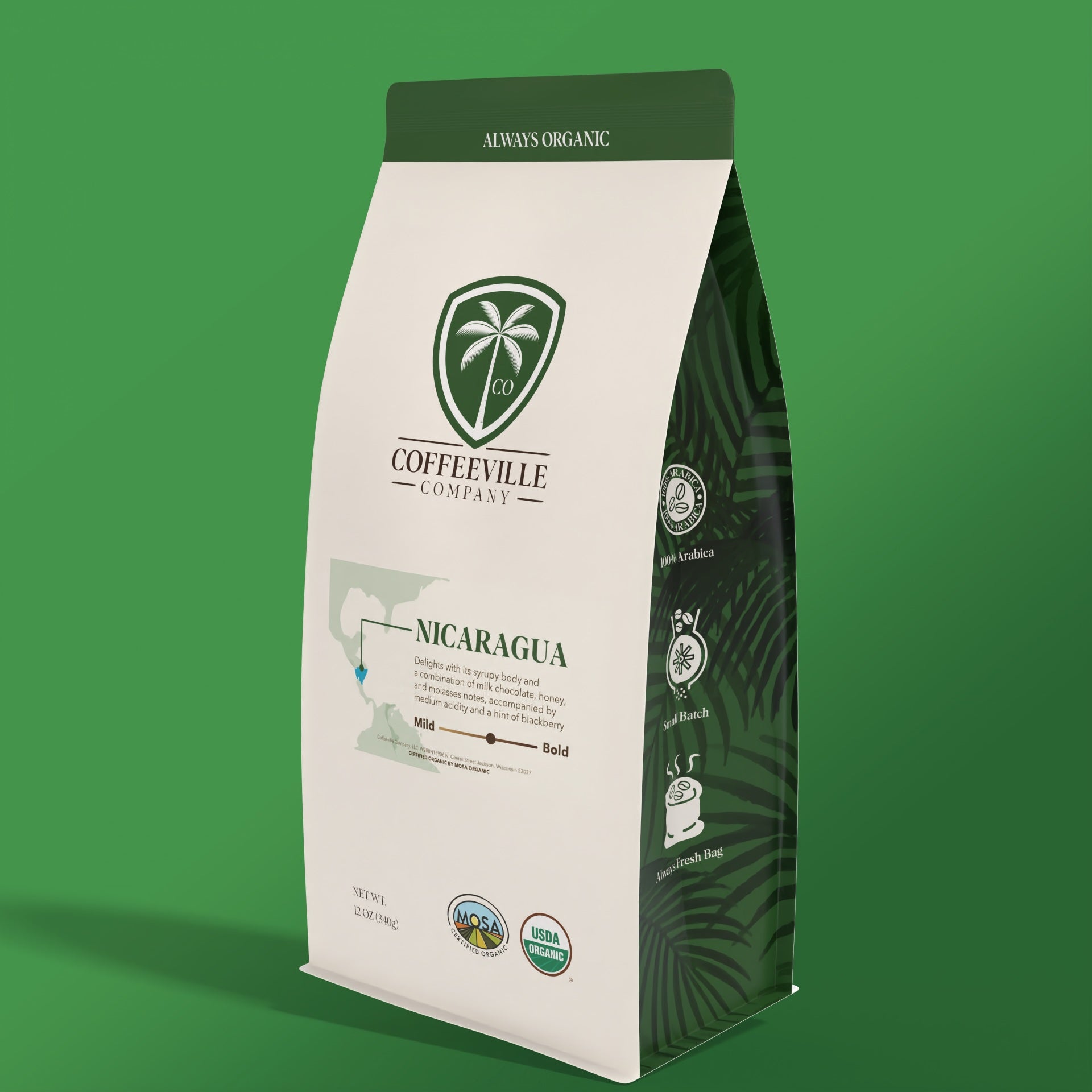 Nicaragua Single-Origin Organic Coffee