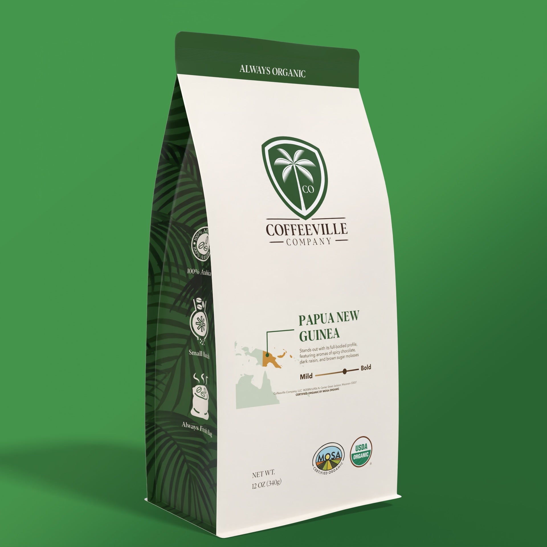 Papua New Guinea Single-Origin Organic Coffee